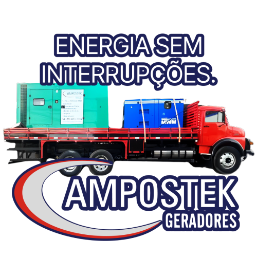Gerador de Energia Elétrica de 212 kVA Verde e Azul produto1